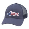 Simms USA Walleye Trucker Hat -Cheap Fishing Shop 12577 418 usa walleye trucker dark moon s19 hires 1