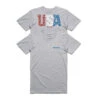 Simms USA Species T-shirt 2 Simms USA Species T-shirt -Cheap Fishing Shop 12766 067 usa species tee grey heather front and back s19 6