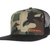 Simms CX Flat Brim Cap 1 Simms CX Flat Brim Cap -Cheap Fishing Shop 13446 246 simms cx flat brim cap woodland camo f21 front