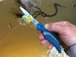 Cuda 3" Serrated Line And Net Knife -Cheap Fishing Shop 18099 in use webv1 1