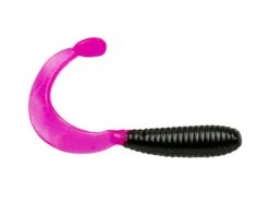 Bobby Garland Hyper Grub -Cheap Fishing Shop bobbygarland blackhotpink hypergrub 10 30 bbg 10000c