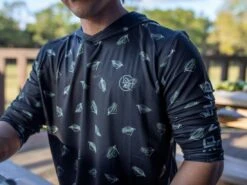 Googan Squad Hooded Long-Sleeve W/ Sleeve Print -Cheap Fishing Shop googansquad tossedjighoodedl s black lifestyle 51 10 hoo 10010t