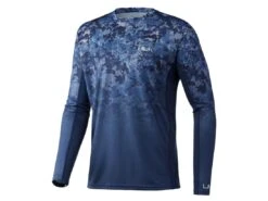 HUK Icon X Tide Change Fade Long Sleeve Shirt -Cheap Fishing Shop huk atlantic iconxtidechangefadels front 51 10 huk 10002a 5