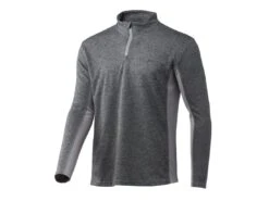 HUK Icon X Coldfront 1/4 Zip -Cheap Fishing Shop huk overcastgreyheather iconxcoldfront1 4zip front 51 10 huk 10007g