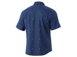 HUK Fly Hooks Teaser Short Sleeve Shirt -Cheap Fishing Shop huk sargassosea flyhookteaser back 51 01 huk 10003s