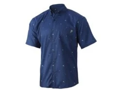 HUK Fly Hooks Teaser Short Sleeve Shirt -Cheap Fishing Shop huk sargassosea flyhookteaser front 51 01 huk 10003s 5
