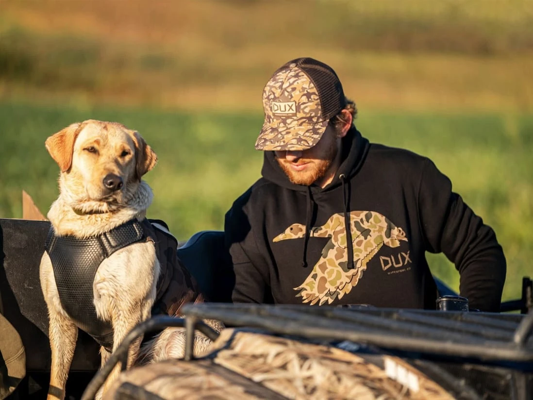 DUX Old School Camo Mallard Hoodie 4 DUX Old School Camo Mallard Hoodie - Image 2