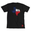 Karl's Bass Texas T-shirt -Cheap Fishing Shop mockup black basstexas tshirt 50 01 krl 10004a