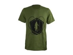 MTB Hook Logo T-shirt -Cheap Fishing Shop mtb olive hooklogo front 50 01mtb 10012