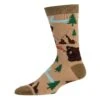 Oooh Yeah Themed Socks -Cheap Fishing Shop oohyeahsocks sock brown bear 1