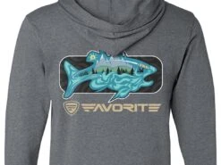Favorite Fishing Simmer Tri-Blend Hoodie