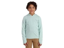 Simms Kids Bugstopper® Hoody -Cheap Fishing Shop simms seabreezeheather kidsbugstopperhoody modelfront 50 99 sim 100010sbs
