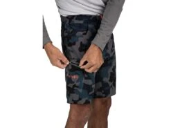 Simms Seamount Board Shorts -Cheap Fishing Shop simms seamountboardshorts woodlandcamostorm lifestyle1 51 20 sim 10000