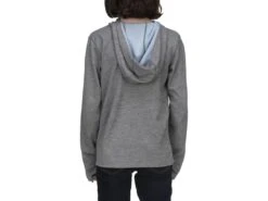 Simms Kids Bugstopper® Hoody -Cheap Fishing Shop simms steelheather kidsbugstopperhoody modelback 50 99 sim 100010shs
