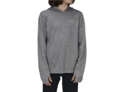 Simms Kids Bugstopper® Hoody -Cheap Fishing Shop simms steelheather kidsbugstopperhoody modelfront 50 99 sim 100010shs